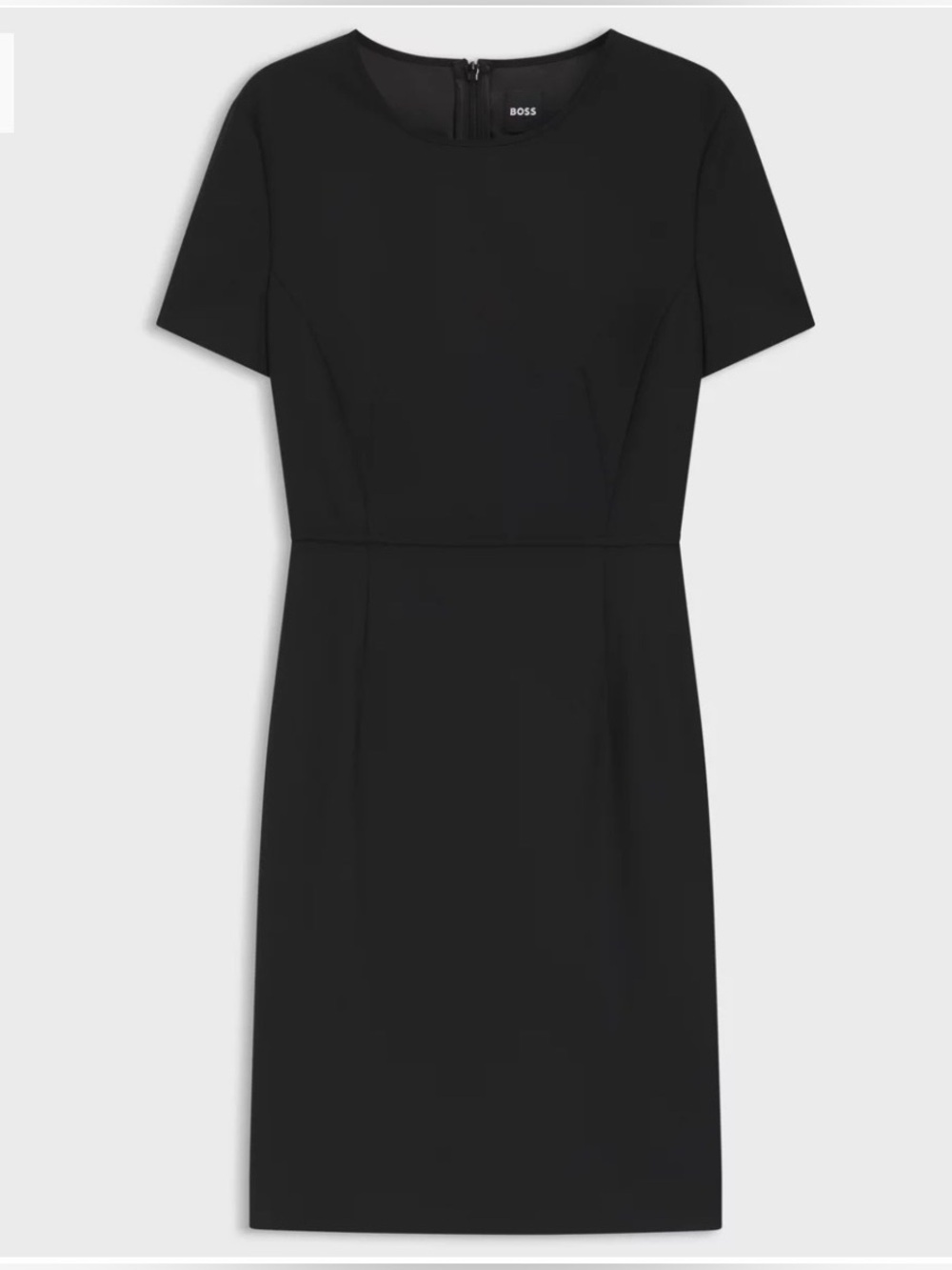HUGO BOSS SLIM-FIT DRESS IN VIRGIN WOOL